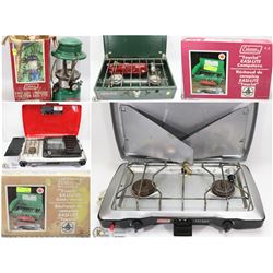 FEATURED ITEMS: COLEMAN CAMP STOVES AND LANTERNS!
