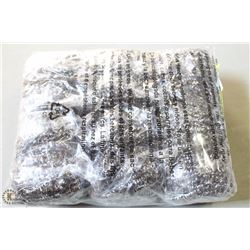 PACKAGE OF 12 NEW STAINLESS STEEL POT SCRUBBERS