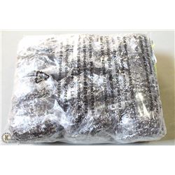 PACKAGE OF 12 NEW STAINLESS STEEL POT SCRUBBERS