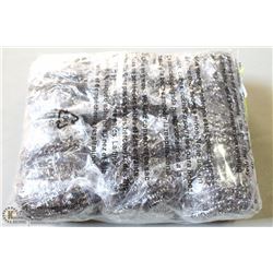 PACKAGE OF 12 NEW STAINLESS STEEL POT SCRUBBERS