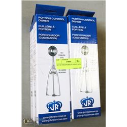 SET OF FOUR PORTION SCOOPS NEW