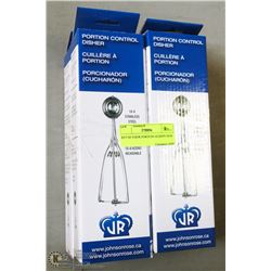 SET OF FOUR PORTION SCOOPS NEW