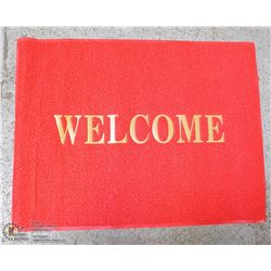 RED WELCOME MATS, UPDATE DM-34R