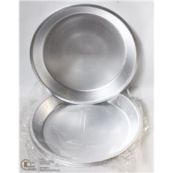 12" ALUMINUM PIE PLATES - NEW (40 TOTAL)