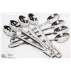Image 1 : 15" STAINLESS STEEL SPOONS - LOT OF 8