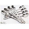 Image 1 : 15" STAINLESS STEEL SPOONS - LOT OF 8