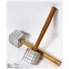 Image 1 : 2 NEW ALUMINUM MEAT MALLETS