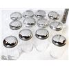 Image 1 : CHEESE OR PEPPER SHAKERS LOT OF 12 NEW