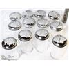 Image 1 : CHEESE OR PEPPER SHAKERS LOT OF 12 NEW