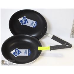 8" COATED ALUMINUM FRY PANS - LOT OF 2 - NEW