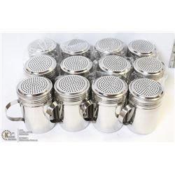 12 NEW STAINLESS STEEL HEAVY DUTY DREDGERS -DOZEN