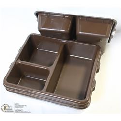 LOT OF 3 - CAMBRO 3 COMPARTMENT MEAL TRAY - NEW