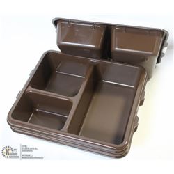 LOT OF 3 - CAMBRO 3 COMPARTMENT MEAL TRAY - NEW