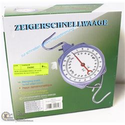 NEW ZEIGERSCHNELLWAAGE HANGING SCALE FOR FAST
