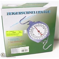 NEW ZEIGERSCHNELLWAAGE HANGING SCALE