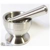 Image 1 : NEW MORTAR & PESTLE STAINLESS STEEL