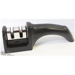 DUAL ACTION KNIFE SHARPENER-NEW