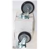 Image 1 : NEW CASTORS NON-LOCKING WITH 4"