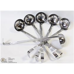 4OZ STAINLESS STEEL LADELS - LOT OF 4