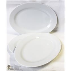 18" OVAL PLATTERS - LOT OF 3 - NEW