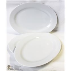 18" OVAL PLATTERS - LOT OF 3 - NEW