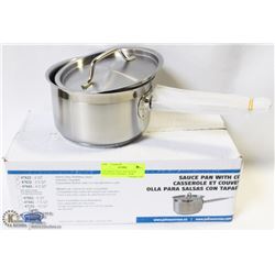 2QT HEAVY DUTY SAUCE PAN INDUCTION CAPABLE - NEW