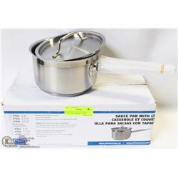 2QT HEAVY DUTY SAUCE PAN INDUCTION CAPABLE - NEW