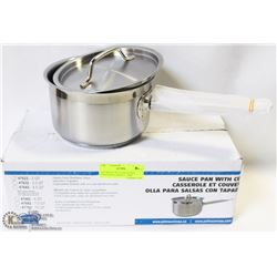 2QT HEAVY DUTY SAUCE PAN INDUCTION CAPABLE - NEW