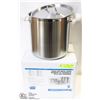 Image 1 : NEW 16QT HD STAINLESS STOCK POT INDUCTION CAPABLE