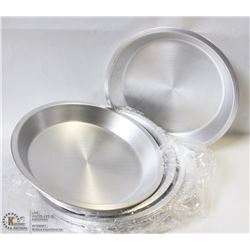 11" ALUMINUM PIE PLATES - ONE BOX OF 12 PLATES