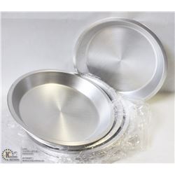 11" ALUMINUM PIE PLATES - ONE BOX OF 12 PLATES