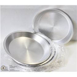 11" ALUMINUM PIE PLATES - ONE BOX OF 12 PLATES