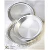 Image 1 : 8" ALUMINUM PIE PLATES - ONE BOX OF 12 PLATES