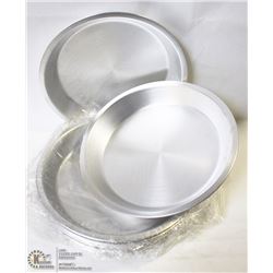 8" ALUMINUM PIE PLATES - ONE BOX OF 12 PLATES