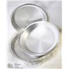 Image 1 : 8" ALUMINUM PIE PLATES - ONE BOX OF 12 PLATES