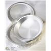 Image 1 : 8" ALUMINUM PIE PLATES - ONE BOX OF 12 PLATES