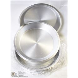 7" ALUMINUM PIE PLATES - ONE BOX OF 12 PLATES