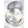 Image 1 : 7" ALUMINUM PIE PLATES - ONE BOX OF 12 PLATES