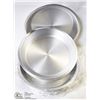 Image 1 : 7" ALUMINUM PIE PLATES - ONE BOX OF 12 PLATES