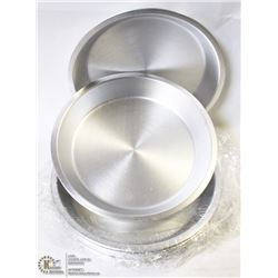 7" ALUMINUM PIE PLATES - ONE BOX OF 12 PLATES