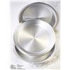 Image 1 : 7" ALUMINUM PIE PLATES - ONE BOX OF 12 PLATES