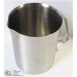 NEW 1000ML STAINLESS STEEL GRADUATED MEASURE
