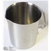Image 1 : NEW 1000ML STAINLESS STEEL GRADUATED MEASURE