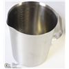 Image 1 : NEW 1000ML STAINLESS STEEL GRADUATED MEASURE