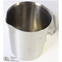 NEW 1000ML STAINLESS STEEL GRADUATED MEASURE