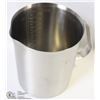 Image 1 : NEW 1000ML STAINLESS STEEL GRADUATED MEASURE