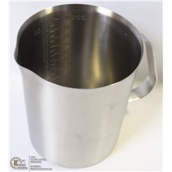NEW 1000ML STAINLESS STEEL GRADUATED MEASURE