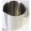Image 1 : NEW 1000ML STAINLESS STEEL GRADUATED MEASURE