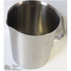 NEW 1000ML STAINLESS STEEL GRADUATED MEASURE