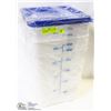 Image 1 : 22QT INGREDIENT BINS WITH LIDS - LOT OF 2- NEW